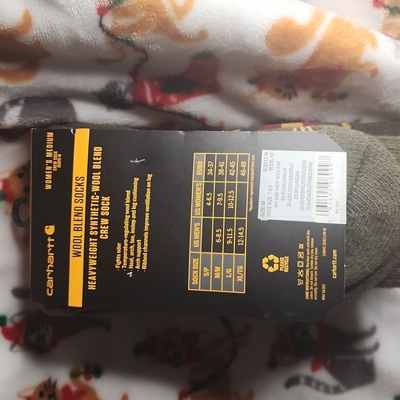 Women's Heavyweight Synthetic-Wool Blend Crew Sock 2-Pack - Picture 3 of 5